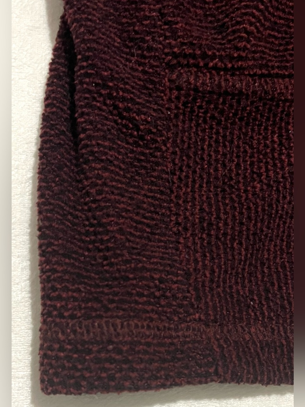 44 Degree North Women’s Hooded Button Pullover Long Sleeve Sweatshirt - Burgundy - Picture 4 of 16